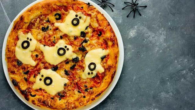 Pizza de fantasmas. Foto: Internet