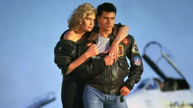 Los espectadores afirmaban que la relación entre Tom Cruise y Kelly McGillis era demasiado fría. Foto: Paramount Pictures.