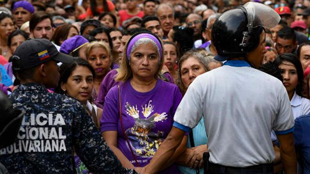 Venezolanos muestran su fe en procesión de Semana Santa [FOTOS] 