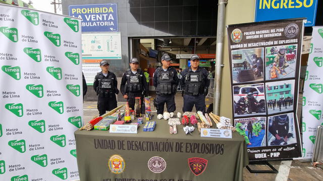 Personal de UDEX y Policía Canina resguardarán las estaciones del Metro de Lima en fiestas de fin de año