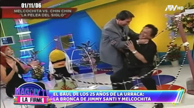Jimmy Santy y Melcochita