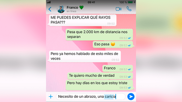 WhatsApp: novia toma tajante decisión para finiquitar con relación a distancia, sin imaginar lo que ocurriría [VIDEO]