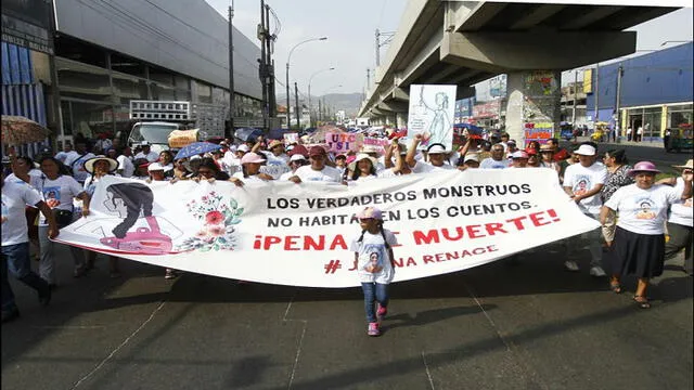 Jimena Renace: Miles marcharon para exigir mayores sanciones a violadores de niños