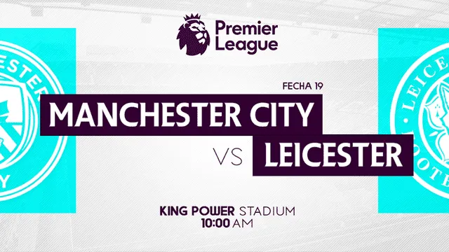 Manchester City perdió 2-1 contra el Leicester en el Boxing Day de la Premier League