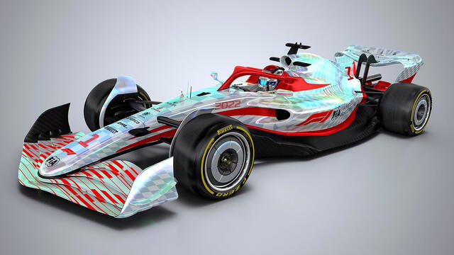 Este el prototipo para el nuevo auto en el 2022. Foto: Formula 1.