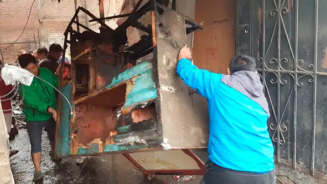 S.J.L.: Incendio de medianas proporciones consumió una vivienda [VIDEO]