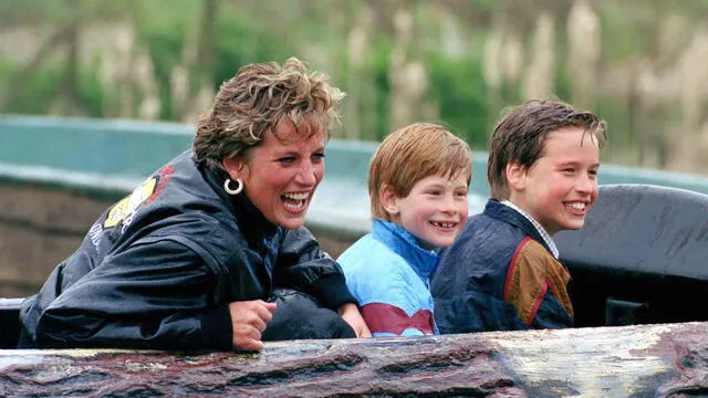 Princesa Diana, Harry y William. Foto: difusión