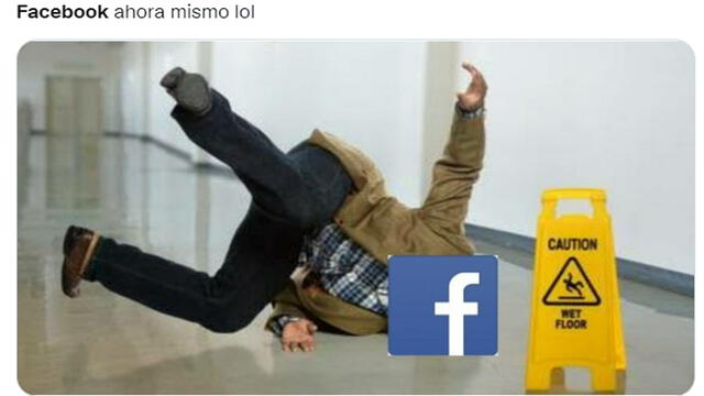 Revisa los mejores memes que dejó la caída de Facebook. Foto: captura de Twitter
