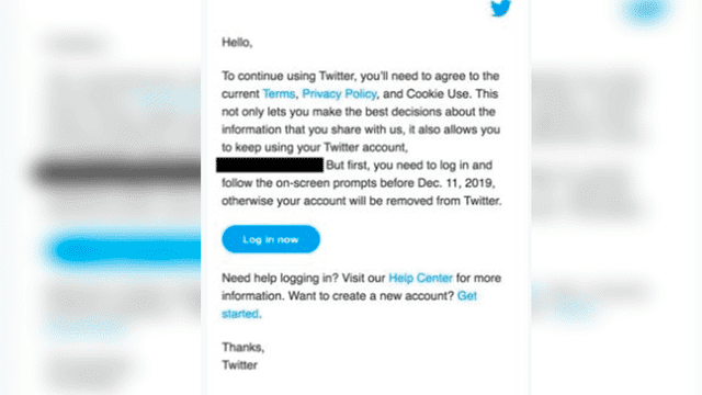 Twitter suspende proceso de eliminación de las cuentas inactivas tras miles de críticas