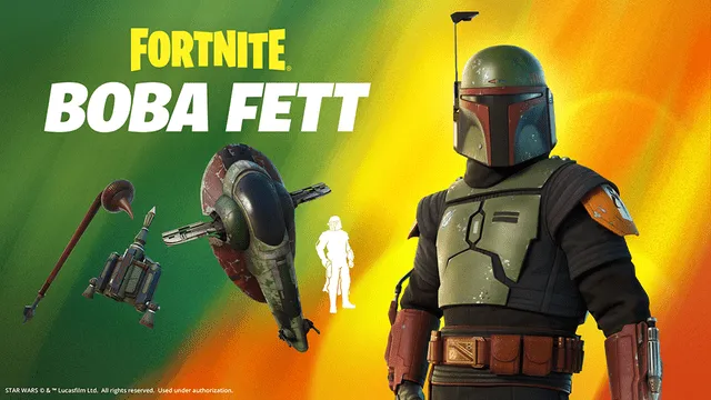 La skin y accesorio de Boba Fett. Foto: Epic Games/Star Wars