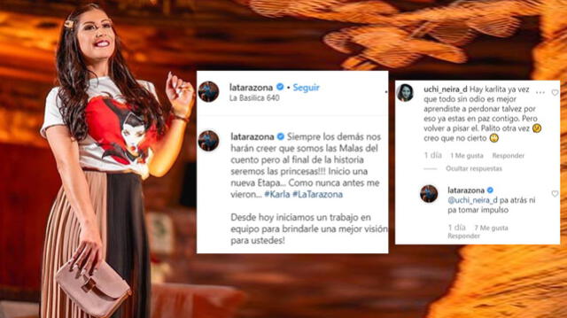 Karla Tarazona se compara con Maléfica por sus burlas contra ‘Chabelita’