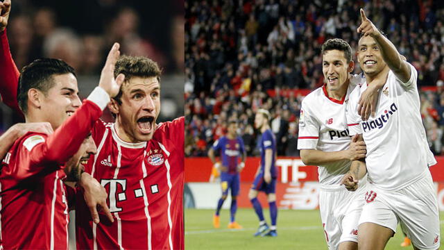 Bayern Múnich vs. Sevilla: bávaros vencieron de visita 2-1 por Champions League [Goles y resumen]