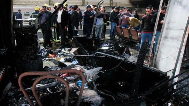 El momento de la explosión de un tren en El Cairo que dejó 20 muertos [VIDEO y FOTOS]