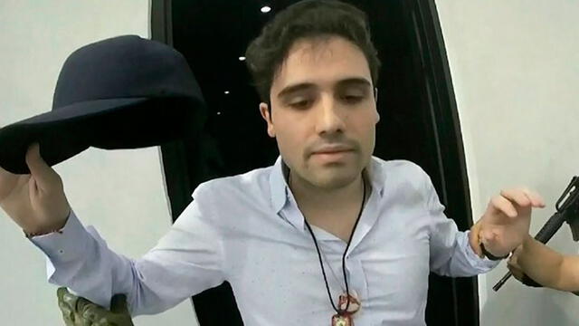 Ovidio Guzmán López fue liberado poco tiempo después de ser capturado por las autoridades en México. Foto: Captura Video.