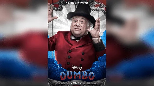 Dumbo da a conocer los nuevos personajes para su película en pósters [FOTOS]