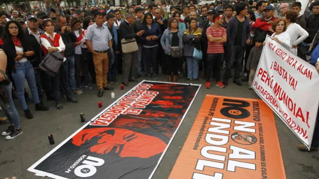 Colectivos marcharon contra el fujimorismo y en defensa de la democracia [VIDEO]