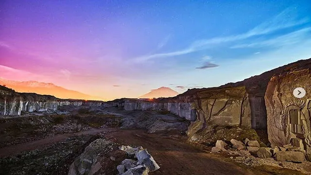 Arequipa: La Vía Láctea desde el volcán Misti [FOTOS]