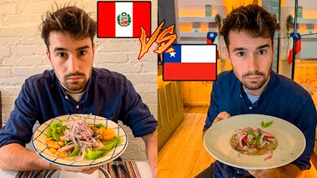 YouTube viral: comparan aspecto del ceviche y plato chileno que usa el mismo nombre