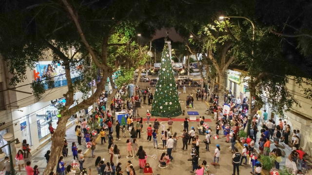 Piura muni navidad arbol