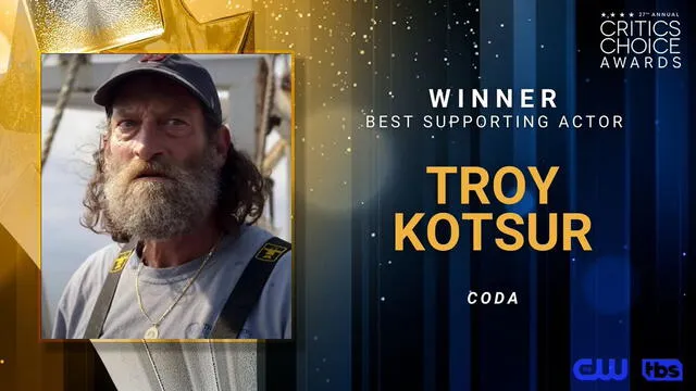 Mejor actor de reparto: Troy Kotsur. Foto: Twitter/@criticschoice
