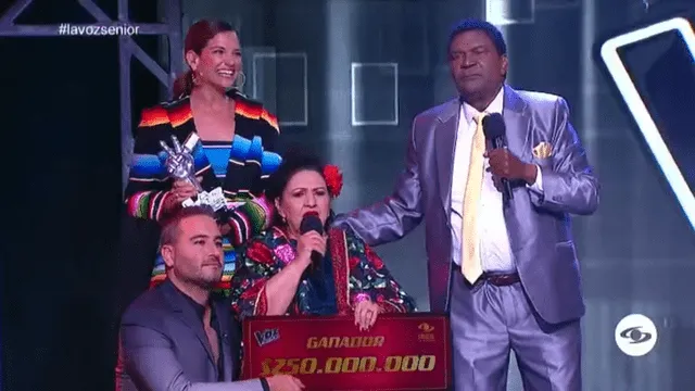 María Nelfi gana la voz colombia