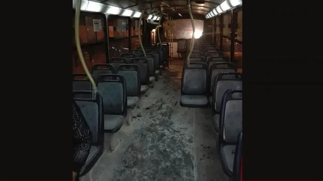 Miraflores: hombre prendió fuego a una joven en el interior de un bus [VIDEO Y FOTOS]