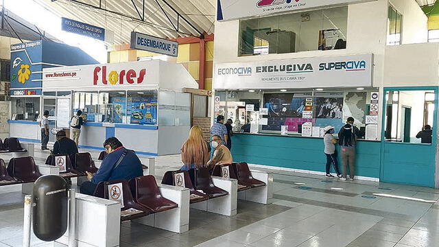 viajes. En Tacna la mayor demanda de viajes es a Lima y Puno.