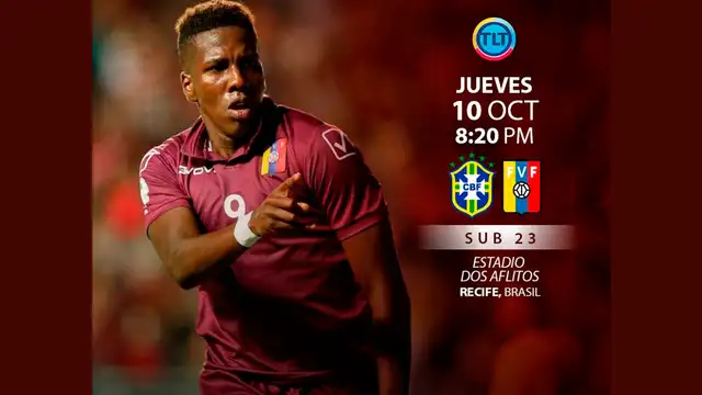 Brasil vs. Venezuela Sub 23 en amistoso de cara al Preolímpico.