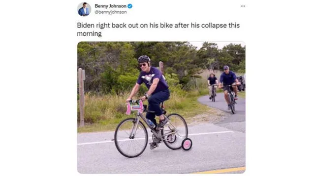 Memes de la caída de Joe Biden