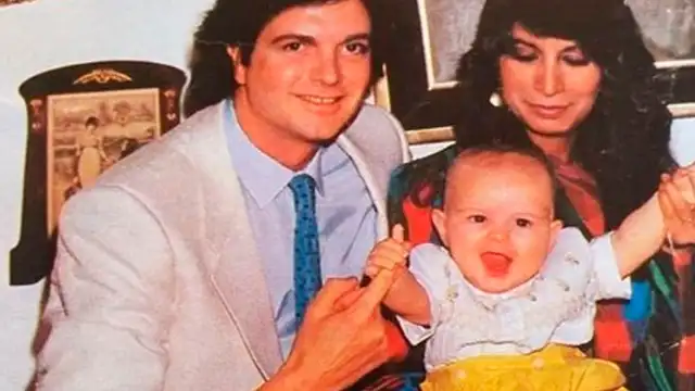 Camilo Sesto y su hijo