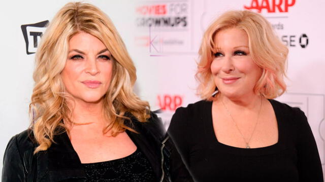 Actrices Kirstie Alley y Bette Midler enfrascadas en polémica pelea [FOTOS]