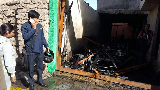 Moquegua: Incendio deja en la calle a joven madre y sus dos hijos