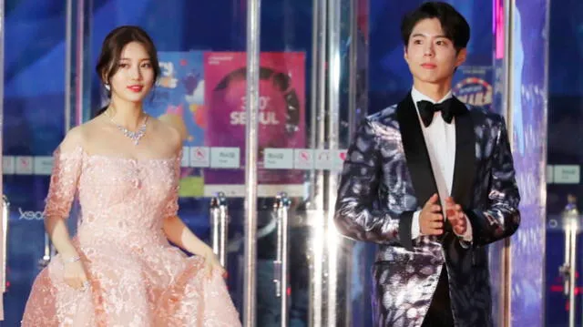 Park Bo Gum se mostró distante de Suzy durante la red carpet de la 55° edición de los Baeksang Arts Awards, realizados el 1 de mayo del 2019.