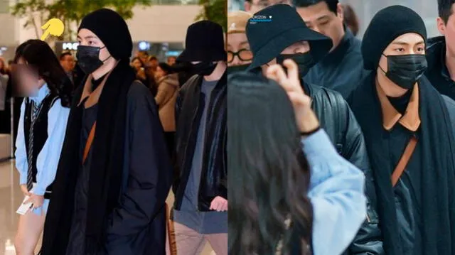 Sasaeng es vista saliendo del mismo avión de BTS