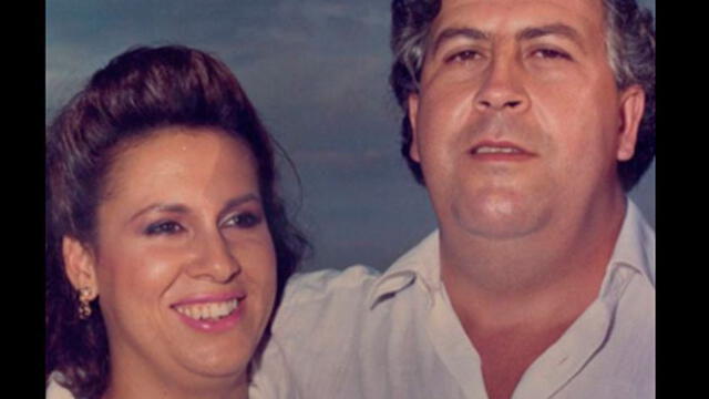 María Victoria Henao y Pablo Escobar. Foto: Telemundo.