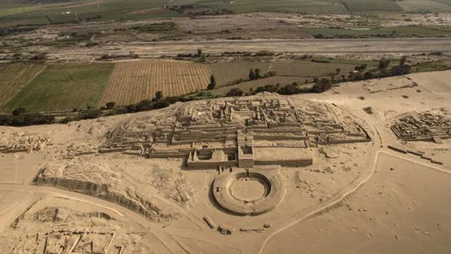 Caral, ciudad contemporánea de otras civilizaciones primigenias como Egipto, India, Sumeria y China. Foto: Ministerio de Cultura