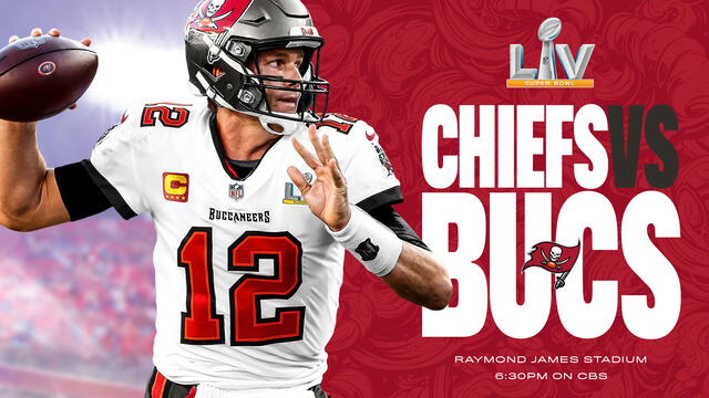 Buccaneers y Chiefs chocan esta noche por la Super Bowl 2021. Foto: Twitter/@Buccaneers