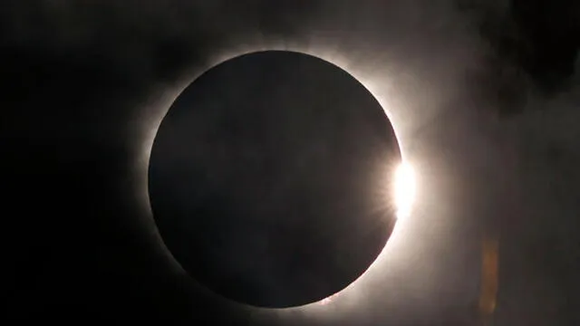 Eclipse solar en Estados Unidos. Foto: EFE.