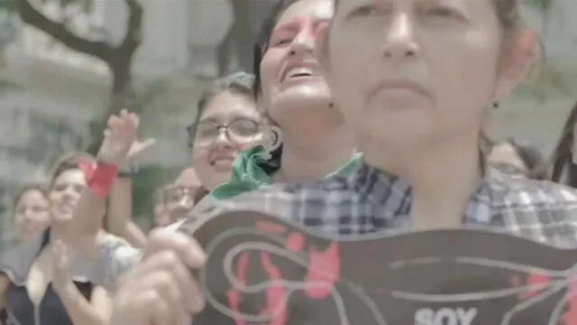 Tenemos razón: videoclip busca visibilizar la lucha por el derecho de las mujeres. Foto:captura