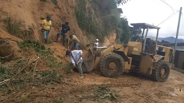 Trabajos de prevención en distrito de Pacaipampa. Foto: La República