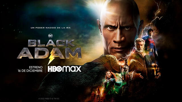 "Black Adam" llegará a HBO Max el 16 de diciembre
