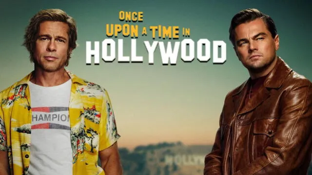 Once Upon a Time in Hollywood: Brad Pitt y Leonardo DiCaprio en primer póster de la cinta