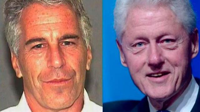 Jeffrey Epstein y Bill Clinton. Foto:  difusión.