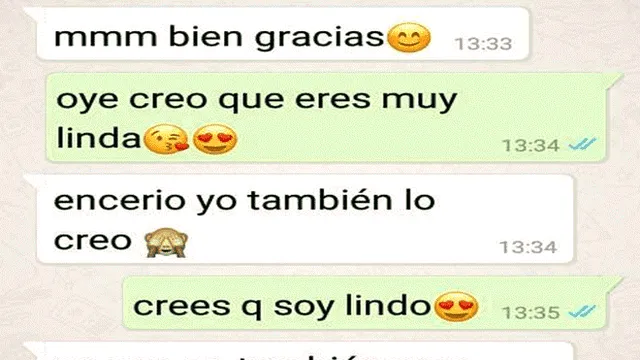 WhatsApp: Joven piropea a una chica y ella lo 'trolea' épicamente [FOTOS]