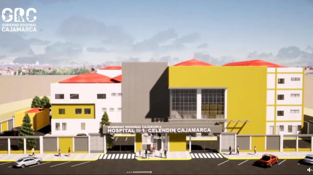 Maqueta del futuro Hospital de Celendín
