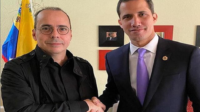 J.J Rendón y Juan Guaidó. Foto: Difusión.