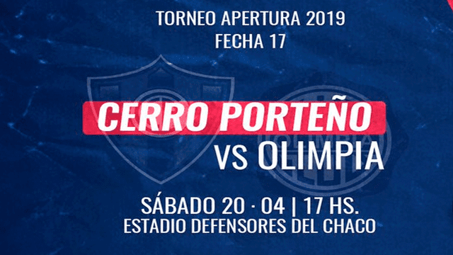 Olimpia venció 3-1 a Cerro Porteño por la liga paraguaya [GOLES]