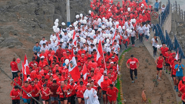 Runners Cerro San Cristóbal