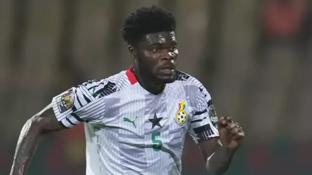 Thomas Partey con la Selección de Ghana.