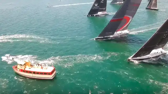 Facebook: personas se salvan de morir cuando tres yates por poco colisionan contra un velero [VIDEO]